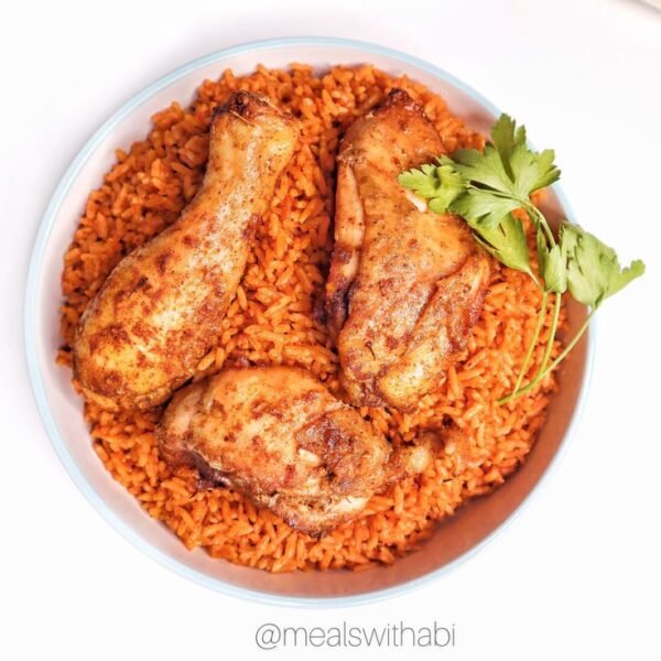 Riz gras au poulet