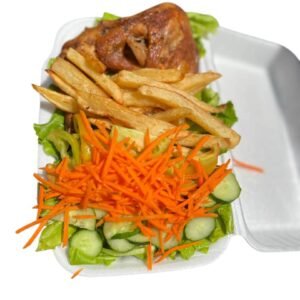 Salade frite poulet